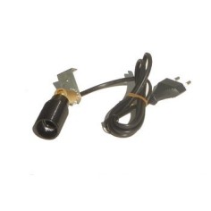 E14 lampholder with swivel joint and cable - Cod. 