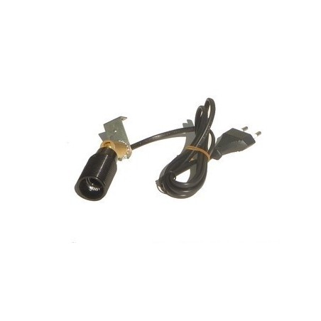 E14 lampholder with swivel joint and cable - Cod. 