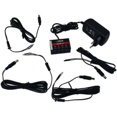 Kit de 4 luces LED rojas parpadeantes con fuente de alimentación