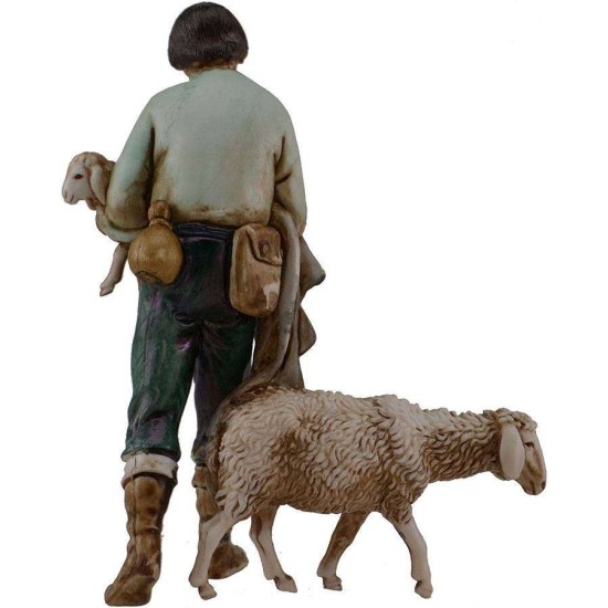 Pastore con agnello e pecora Landi 11 cm