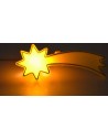 Estrella cometa de 9 cm con luz de 3,5 Voltios Mundo Belenes