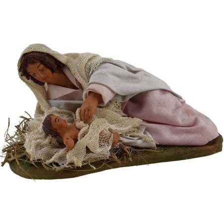 Nativity 12 cm in terracotta