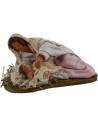 Natività 12 cm in terracotta Lux