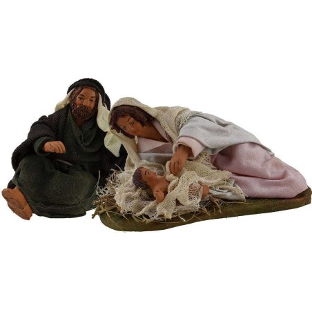 Nativity 12 cm in terracotta World Nativity Scenes
