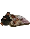 12 cm Lux terracotta Nativity