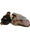 12 cm Lux terracotta Nativity