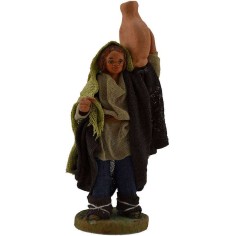 Man with amphora on shoulders 10 cm 2