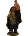 Hombre con ánfora a hombros 10 cm Mundo Pesebres