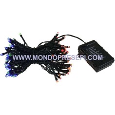 144 LED de colores multicolores con temporizador y 8 juegos de