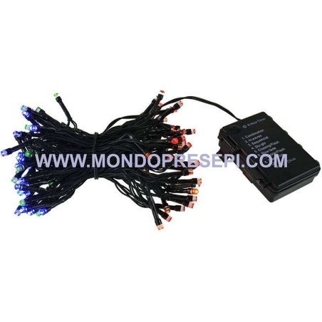 144 luces LED multicolores con temporizador y 8 juegos de luces Mondo