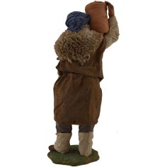 Uomo con pentola 30 cm Mondo Presepi 2
