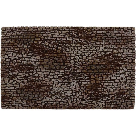 Parete con pietre di resina cm 26,5x16x0,6 nei colori: Mondo