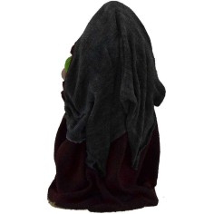 Woman with basket of bread 10 cm 2