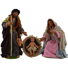 Natividad 16 cm set 3 figuras Mundo Pesebres
