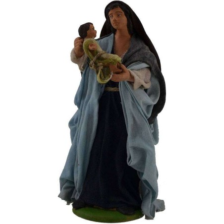 Woman with child 16 cm