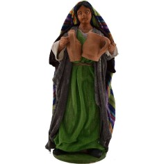 Mujer con ánforas 16 cm Mundo Pesebres