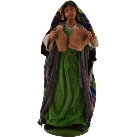 Donna con anfore 16 cm Mondo Presepi