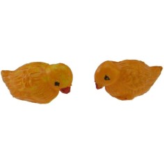 Set of 2 chicks cm 1,5x0,8 h.