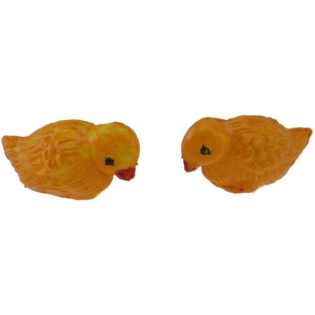 Set of 2 chicks cm 1,5x0,8 h.