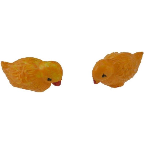 Set of 2 chicks cm 1,5x0,8 h.