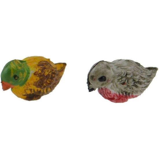 Set of 2 birds cm 1,5x0,8 h.