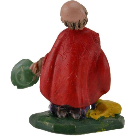 6 cm color Adorante in pvc Mondo Presepi