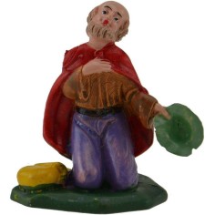 6 cm color Adorante in pvc Mondo Presepi