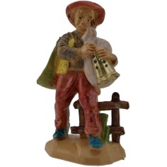 6 cm lujo Zampognaro en PVC Mondo Presepi