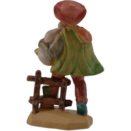 6 cm lujo Zampognaro en PVC Mondo Presepi