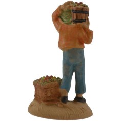 6 cm Shepherd with fruit in pvc lux 2