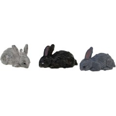 Set 3 rabbits 2 cm