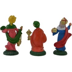 6 cm Set Three Wise Men in pvc 2