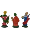 6 cm Juego de Tres Reyes Magos en PVC Mondo Presepi