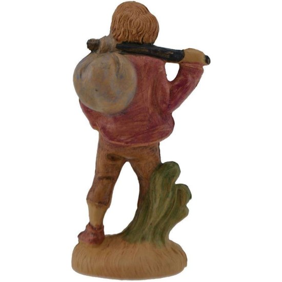 8 cm Caminante con fardo en pvc lux Mundo Belenes