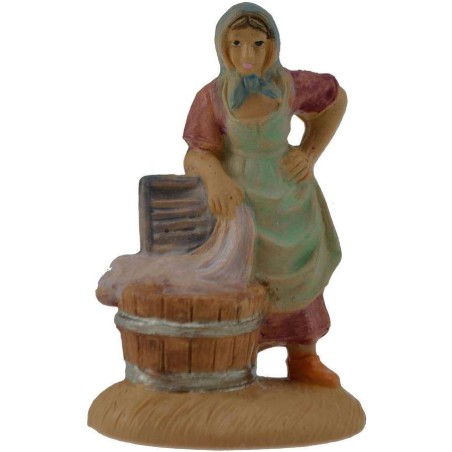 6 cm Lavandera en PVC lujo Mundo Pesebre