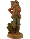 4 cm lux Shepherd with sheep on the shoulders in pvc lux