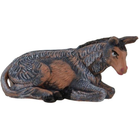 6 cm color Set ox and donkey in pvc