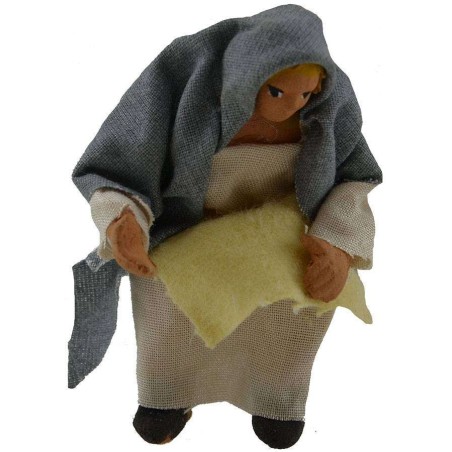 7 cm Donna seduta snodata Mondo Presepi