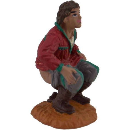 Hombre que hace la necesidad 8 cm Oliver Mundo Pesebres