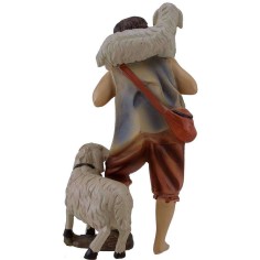 15 cm Boy with sheep resin 2