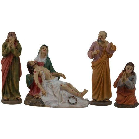 cm 12 - 13 Scena morte di Gesù Mondo Presepi