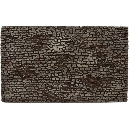 Pared con piedras de resina de 26,5x16x0,6 cm en los colores: Mundo