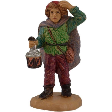 6 cm Man with a lantern pvc lux