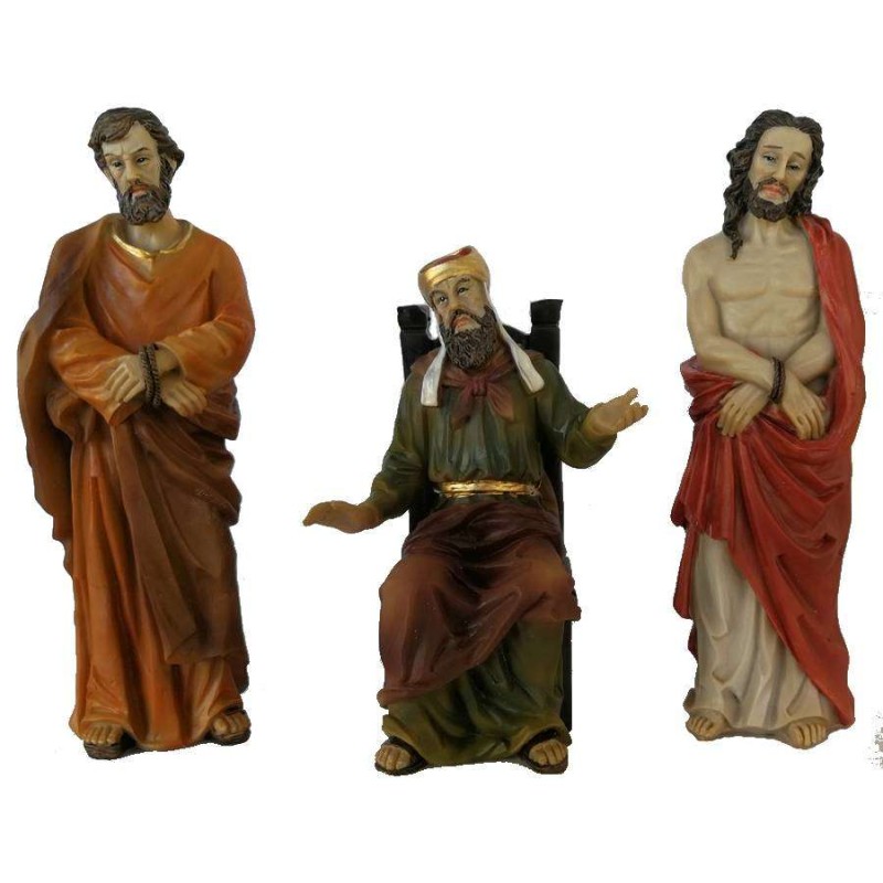 Il giudizio di Pilato 12 - 13 cm Statue Pasaquali Mondo Presepi