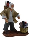 Vendedor de telas 10 cm -Estatuas de terracota pesebre