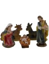 Conjunto de 10 figuras de 8 cm: Natividad, Reyes Magos, Pastor