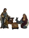 Set 11 figure 9 cm Natività presepe, Re Magi, angelo, pastore e