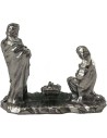 Natividad en metal 2 cm Mundo Pesebres