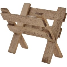 Pesebre de madera 5 cm Mundo Belenes