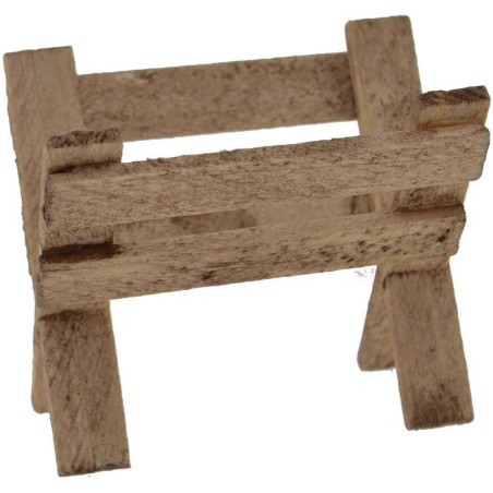 Pesebre de madera 5 cm Mundo Belenes